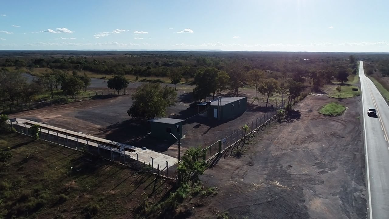Vista aérea da planta operacional da Biotech Ambiental