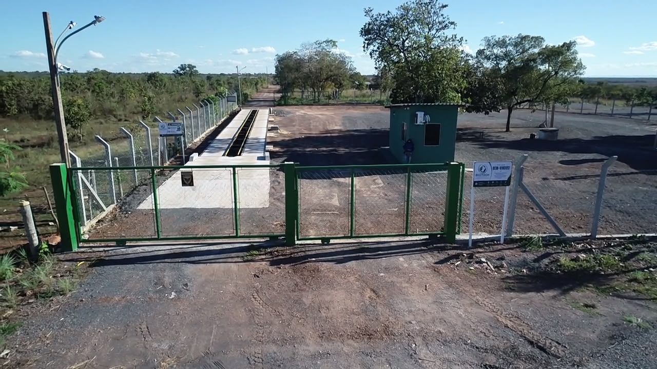 Portaria e acesso principal da Biotech Ambiental
